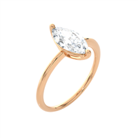 Anello Ama Donna in Oro rosa Diamante Lab Grown AMA-AN-501-16-1.02